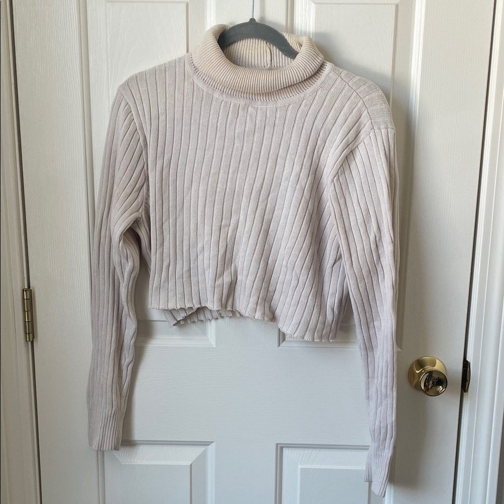 Jeanne Pierre Ivory Knit Sweater